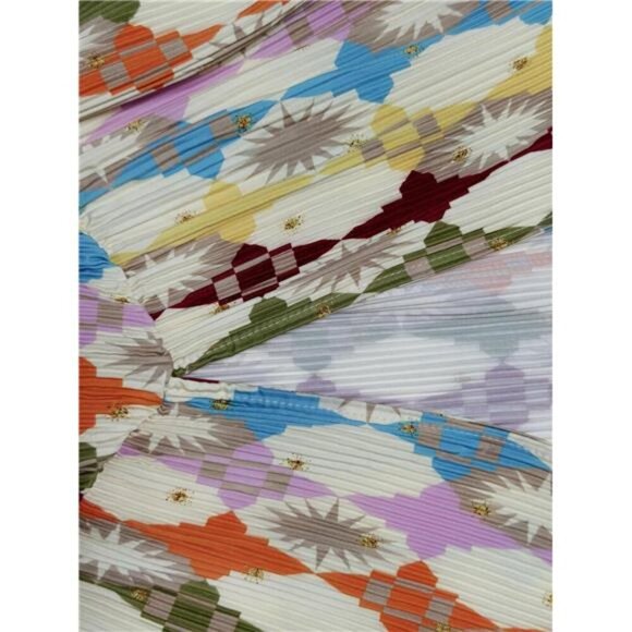 Full Size Printed Deep V-Neck Dress Plus Size - Picture 5 of 5